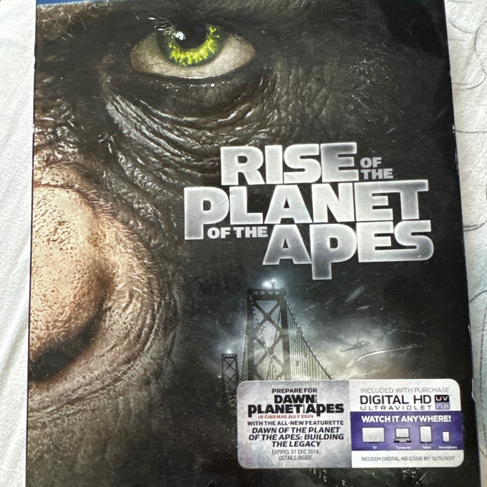 Rise of the planet of the apes DVD